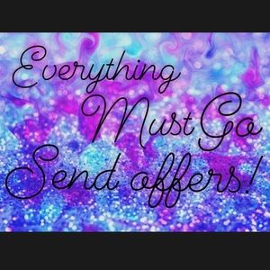 EVERYTHING MUST GO! Bundle and send offers :)